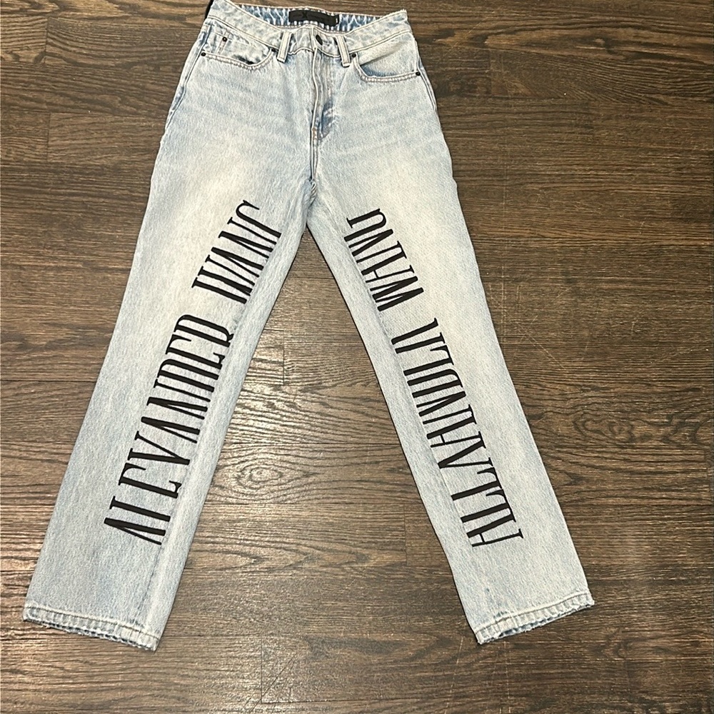 Alexander wang jeans worn once.